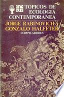 Libro de Tópicos De Ecología Contemporánea
