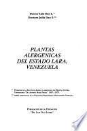 Libro de Plantas Alergénicas Del Estado Lara, Venezuela