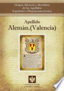 Libro de Apellido Alemán (valencia)
