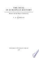 Libro de The Duel In European History