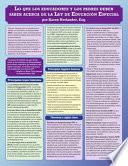Libro de What Educators & Parents Need To Know About Special Education Law: Spanish Version