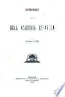 Libro de Memorias De La Real Academia Española
