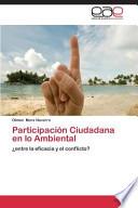 Libro de Participación Ciudadana En Lo Ambiental