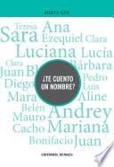 Libro de ¿te Cuento Un Nombre?