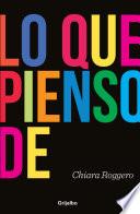 Libro de Lo Que Pienso De…