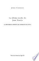Libro de La última Noche De Juan Duarte