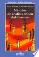 Libro de Métodos De Análisis Crítico Del Discurso
