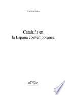Libro de Cataluña En La España Contemporánea