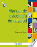Libro de Manual De Psicología De La Salud