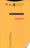 Libro de Filosofía De La Filosofía