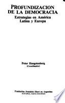 Libro de Profundización De La Democracia