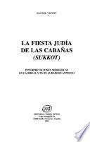 Libro de La Fiesta Judía De Las Cabañas (sukkot)