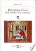 Libro de Panorama Crítico Del Mester De Clerecía
