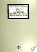 Libro de Handbook On Spanish Civil Patrimonial Law