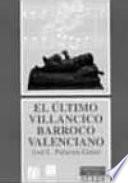 Libro de El último Villancico Barroco Valenciano