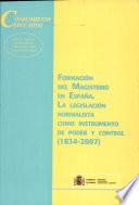 Libro de Formación Del Magisterio En España