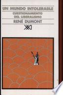 Libro de Un Mundo Intolerable