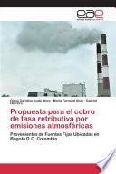 Libro de Propuesta Para El Cobro De Tasa Retributiva Por Emisiones Atmosféricas