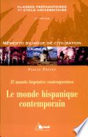 Libro de Le Monde Hispanique Contemporain
