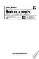 Libro de Elogio De La Mentira