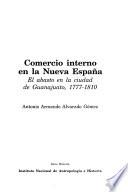 Libro de Comercio Interno En La Nueva España