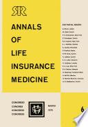 Libro de Annals Of Life Insurance Medicine 6