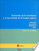Libro de Evaluación De La Enseñanza Y El Aprendizaje De La Lengua Inglesa
