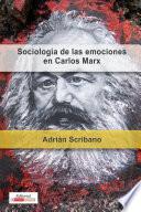 Libro de Sociología De Las Emociones En Carlos Marx