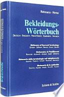 Libro de Bekleidungs Wörterbuch