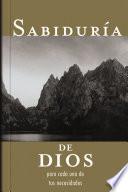Libro de Sabiduría De Dios Para Cada Una De Tus Necesidades