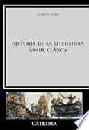 Libro de Historia De La Literatura árabe Clásica