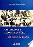 Libro de Castellanos Y Leoneses En Cuba