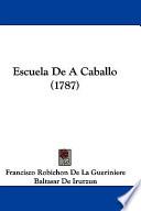 Libro de Escuela De A Caballo (1787)