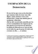 Libro de Usurpacion De La Democracia