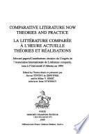 Libro de Comparative Literature Now