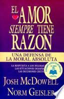 Libro de El Amor Siempre Tiene Razon