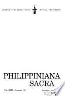 Libro de Philippiniana Sacra