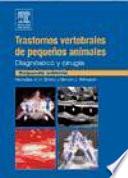 Libro de Trastornos Vertebrales De Pequeños Animales