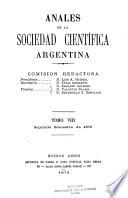 Libro de Anales De La Sociedad Científica Argentina