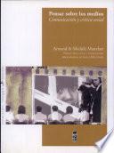 Libro de Pensar Sobre Los Medios