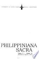 Libro de Philippiniana Sacra