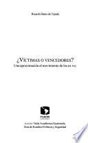 Libro de Víctimas O Vencedores?