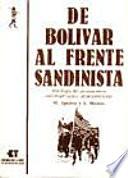 Libro de De Bolívar Al Frente Sandinista