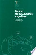 Libro de Manual De Psicoterapias Cognitivas