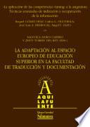 Libro de La Aplicación De Las Competencias Tuning A La Asignatura Técnicas Avanzadas De Indización Y Recuperación De La Información