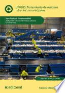 Libro de Tratamiento De Residuos Urbanos O Municipales. Seag0108