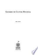 Libro de Glosario De Cultura Huichola