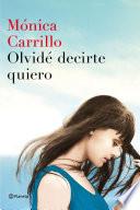 Libro de Olvidé Decirte Quiero
