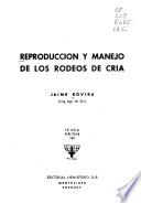 Libro de Reproducción Y Manejo De Los Rodeos De Cría