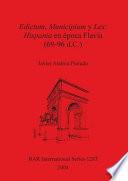 Libro de Edictvm, Mvnicipivm Y Lex